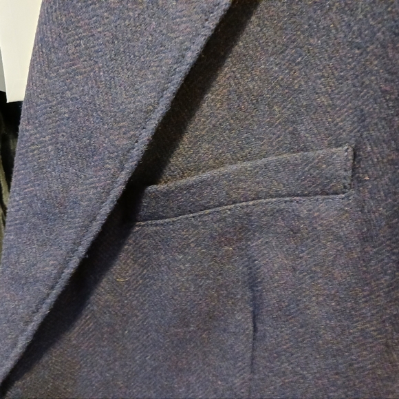 Eddie Bauer wool blazer herringbone beautifully made 18 Tall NWT! - Picture 9 of 9